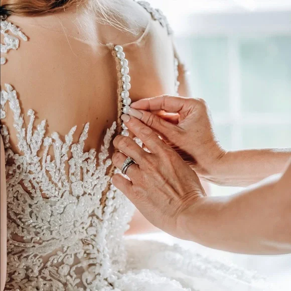 Custom European wedding dress!